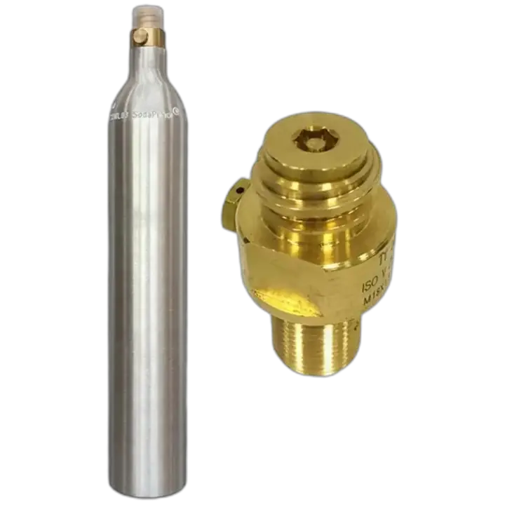 Gaz cylinder for soda maker